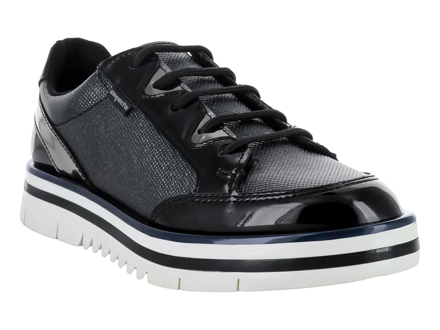 Tenis Coqueta 54902  Negro Para Niño